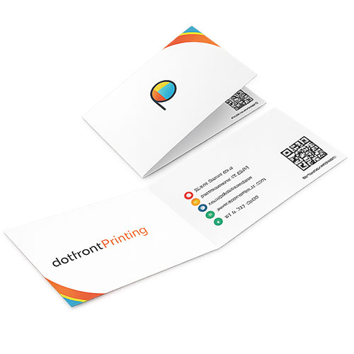 Folded Business Cards